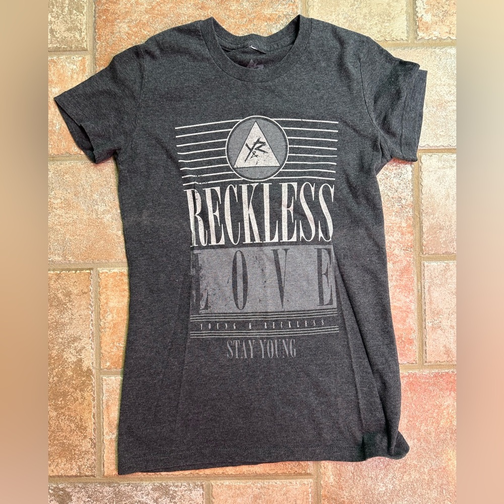 Young & Reckless Gray Short Sleeve Tee